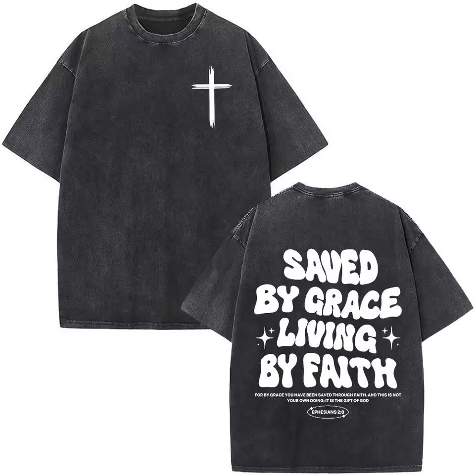 Vintage Washed Christian T Shirt