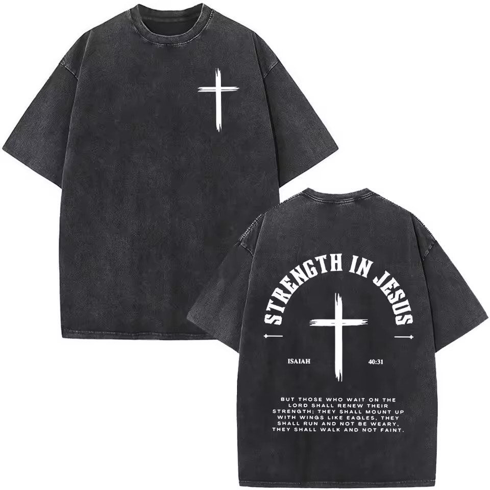 Vintage Washed Christian T Shirt
