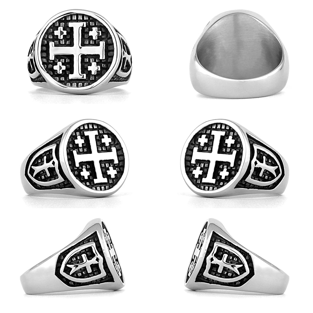 Jerusalem Cross Ring