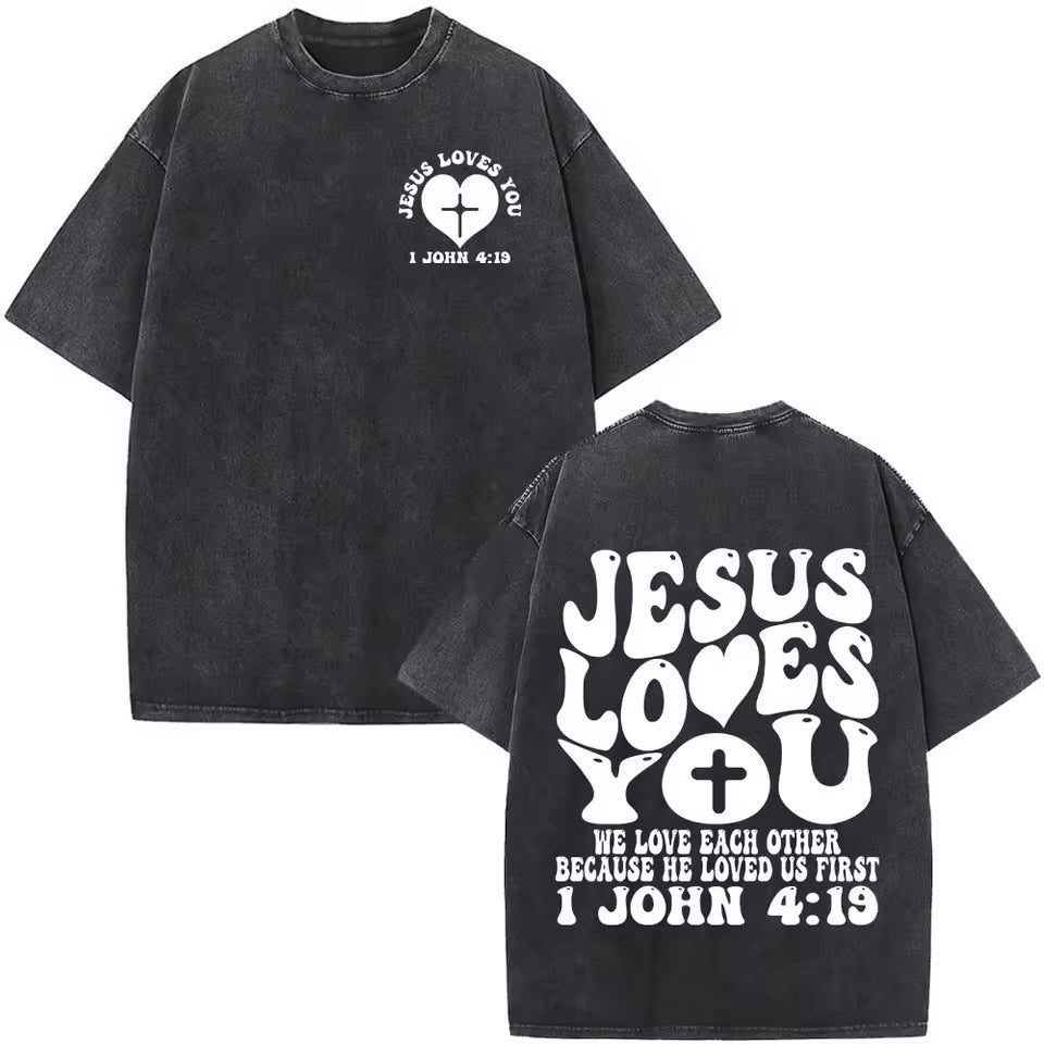 Vintage Washed Christian T Shirt