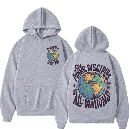 Go make disciples of all nations hoodie