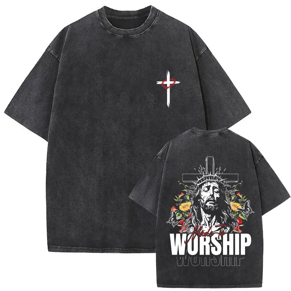 Vintage Washed Christian T Shirt
