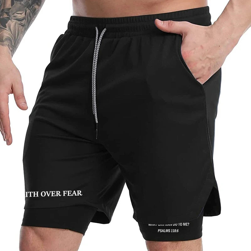 'Faith' Compression Shorts