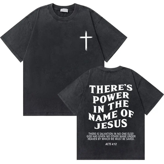 Vintage Washed 'Christian' T Shirt