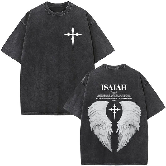 Vintage Washed 'Isaiah' T Shirt