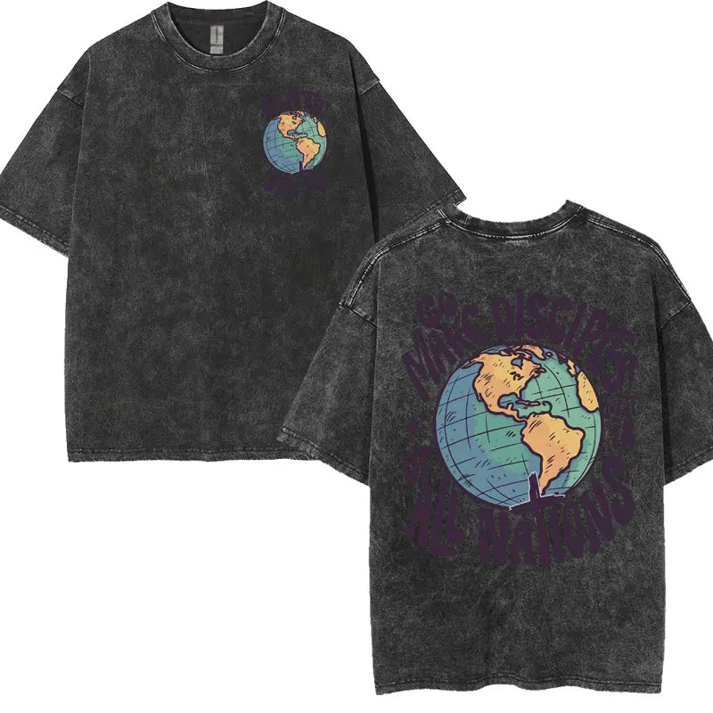 Vintage Washed World T-shirt