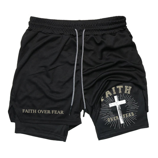 'Faith' Compression Shorts